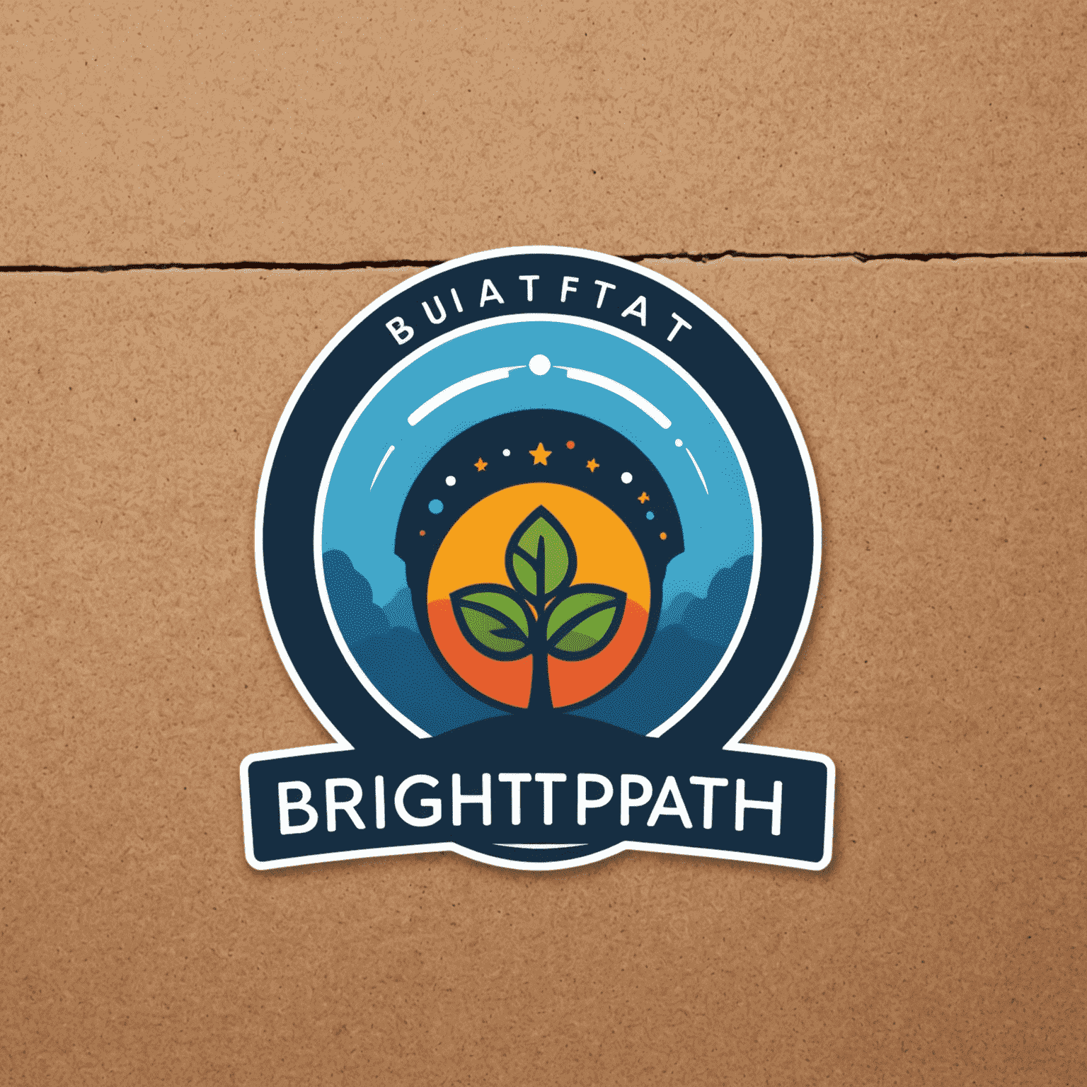 BrightPath Logo - A vibrant logo representing educational growth and community connection