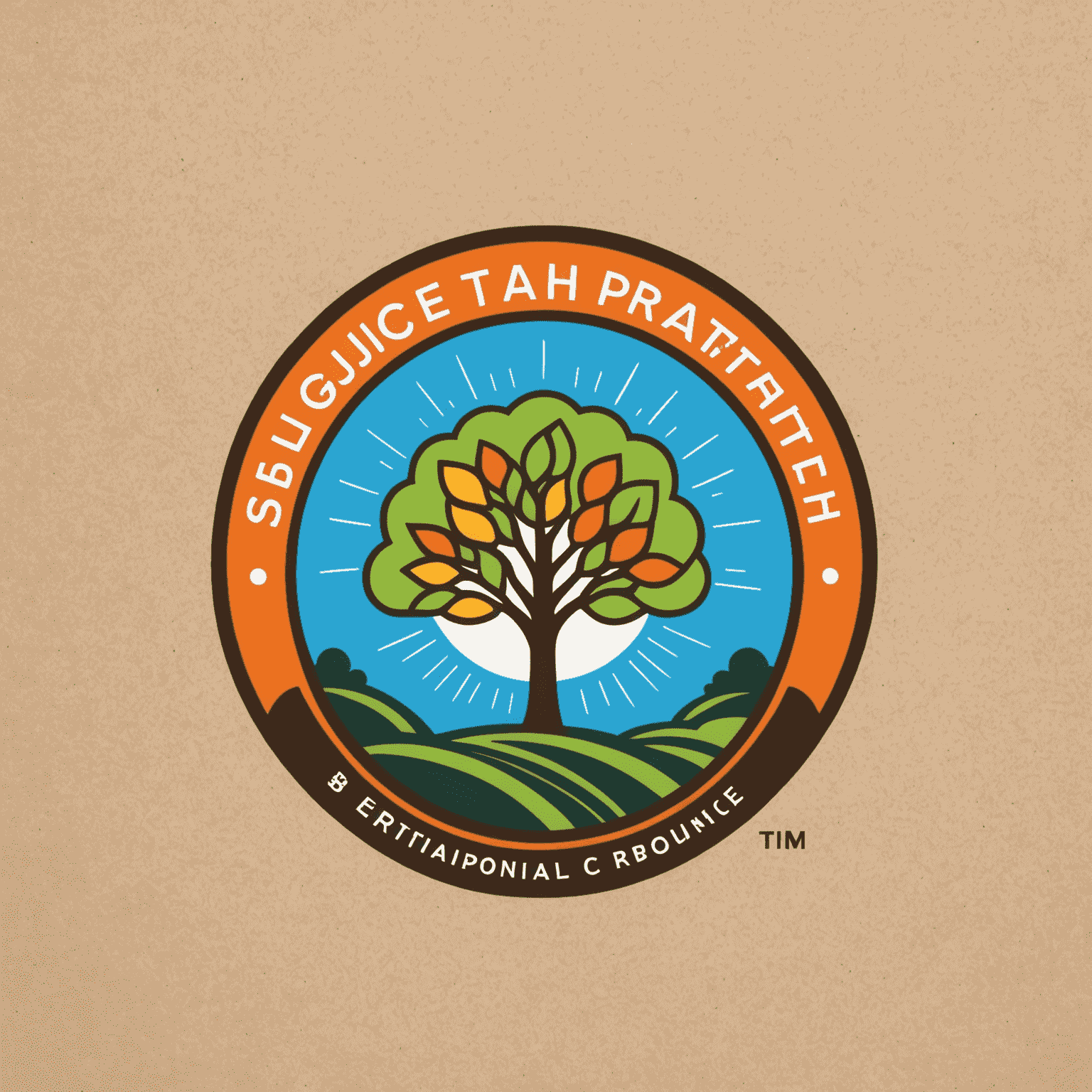 BrightPath Logo - A vibrant logo representing educational growth and community connection