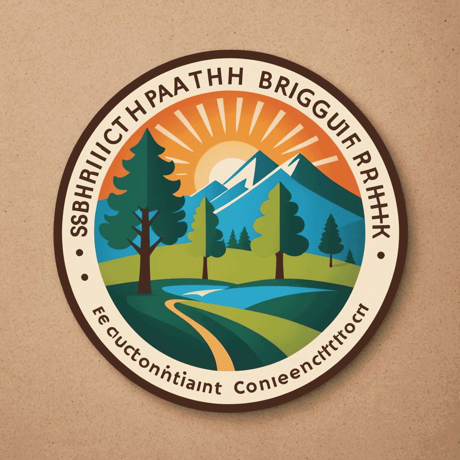 BrightPath Logo - A vibrant logo representing educational growth and community connection